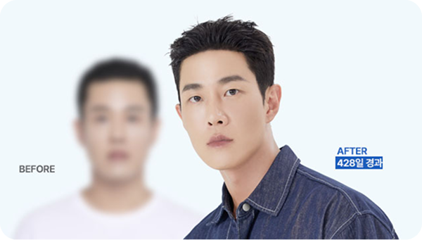 깔끔한 라인으로 남성미 상승