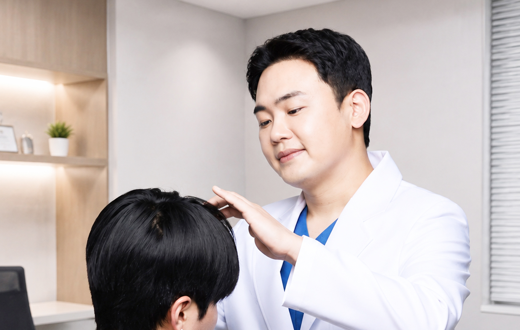 모발이식의 진행과정